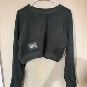 Daily Drills Women's Green reversible Cropped Top